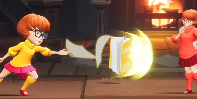 Multiversus - Velma Using Her Cooldown Ability That Enlarges Her Head