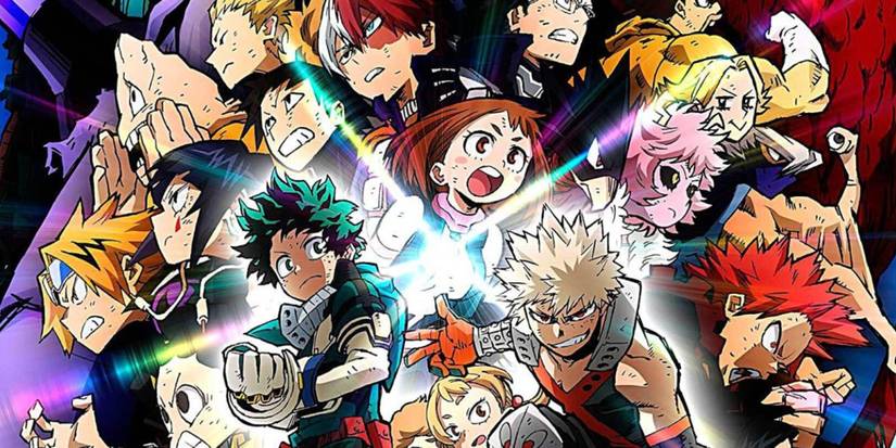 My Hero Academia Keyart Showing Full Class A 
