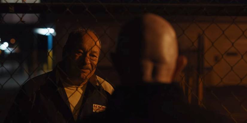 Manuel Varga talking to Mike Better Call Saul