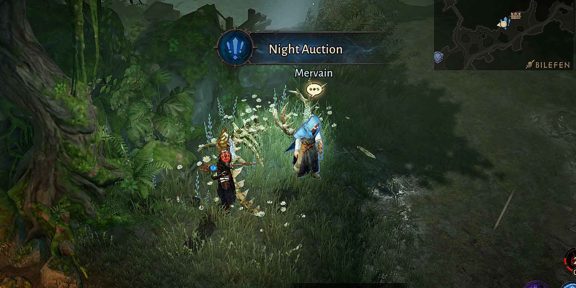 Night Auction Side Quest in Diablo Immortal
