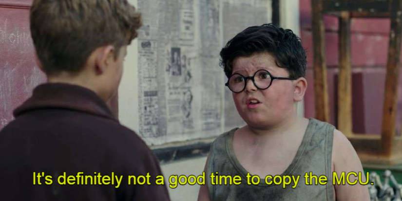 Yorki Jojo Rabbit meme about Marvel MCU