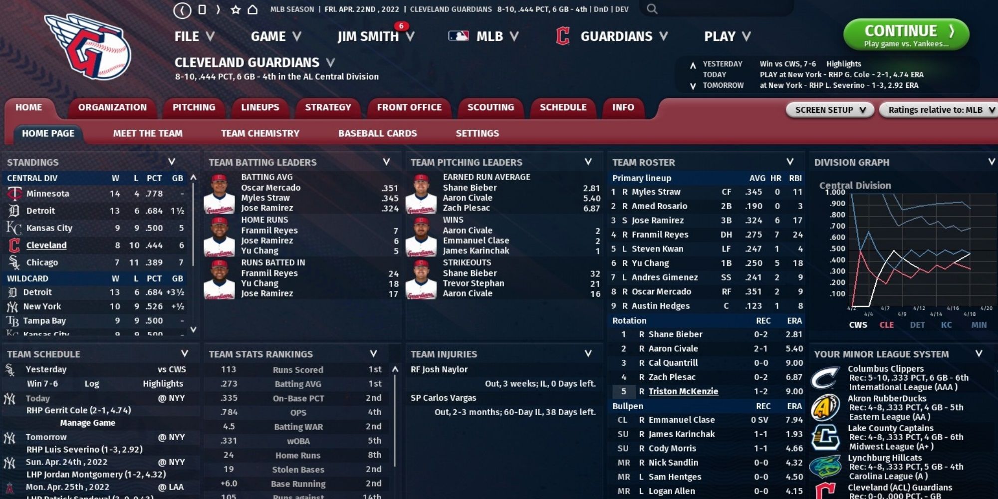 OoTP 23 - Players screen