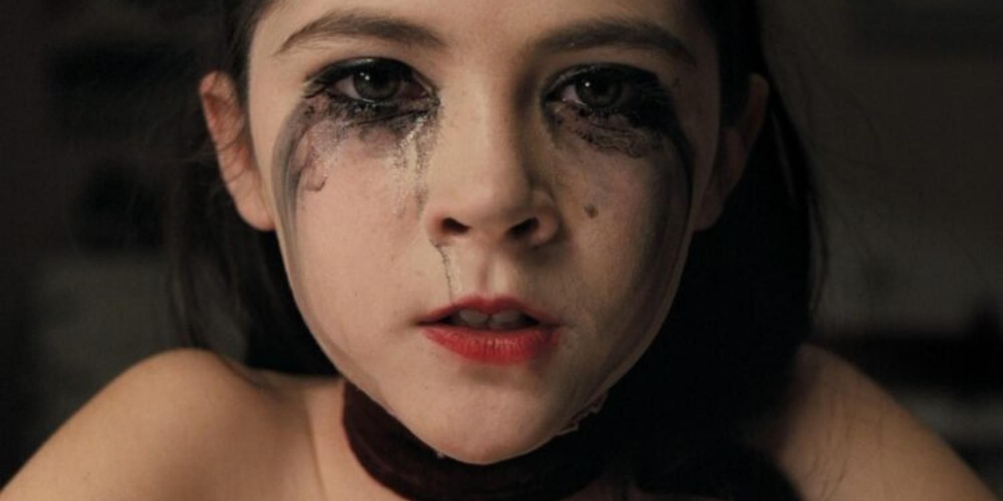 Esther crying in Orphan