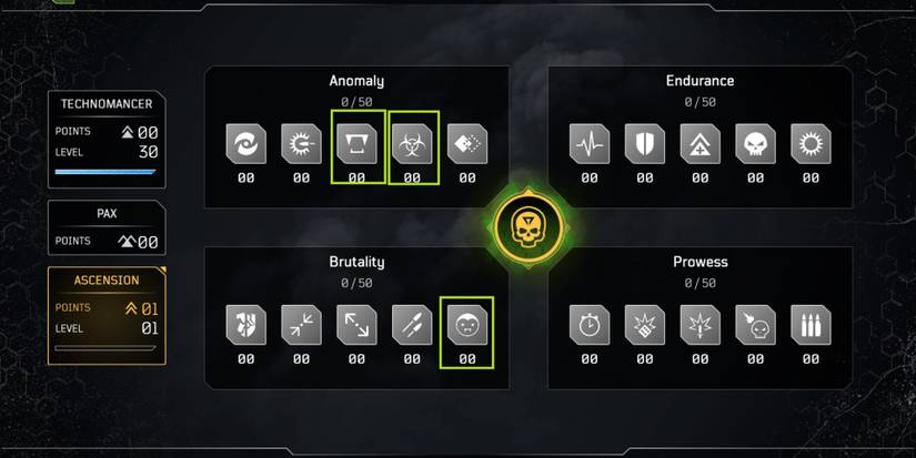 Outriders Best Ascension Points For A Tech Shaman Technomancer