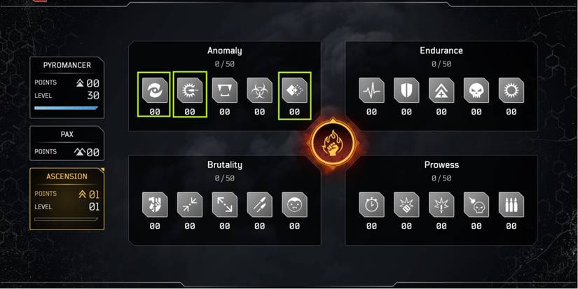 Outriders Best Ascension Points For A Tempest Pyromancer