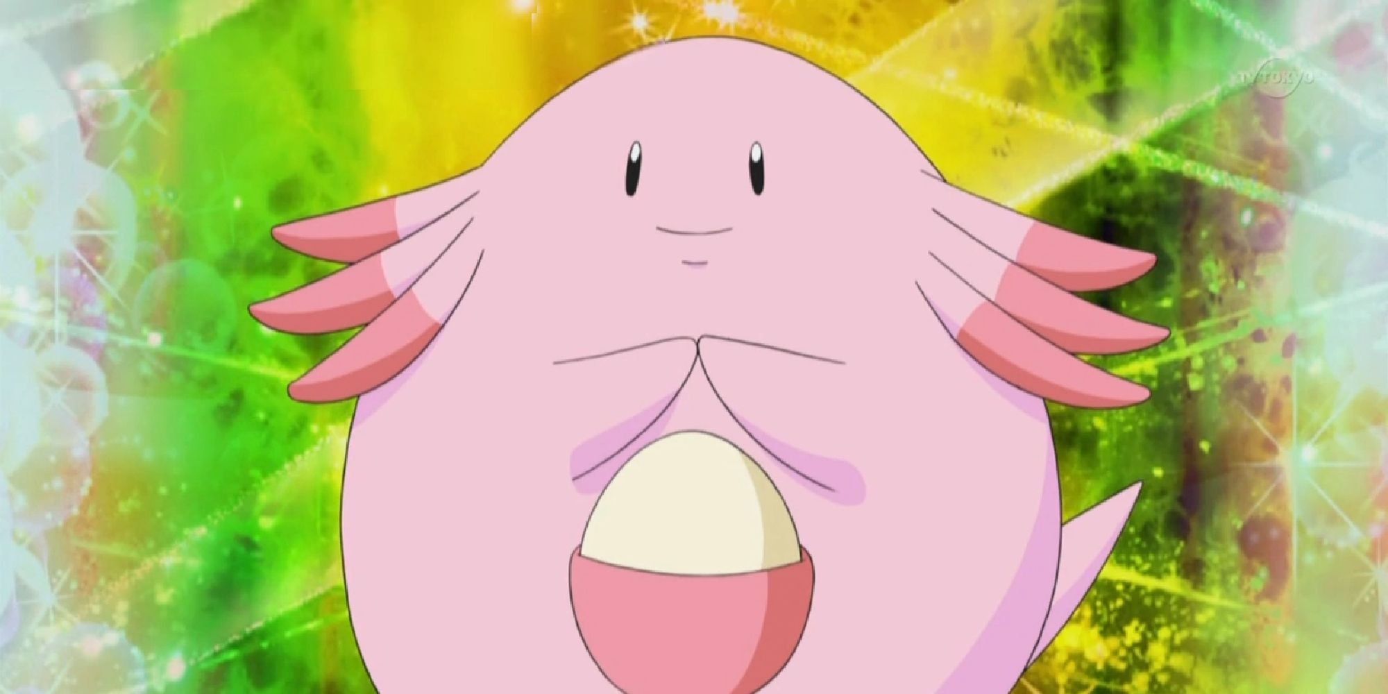 Chansey appearing in the Pokemon anime