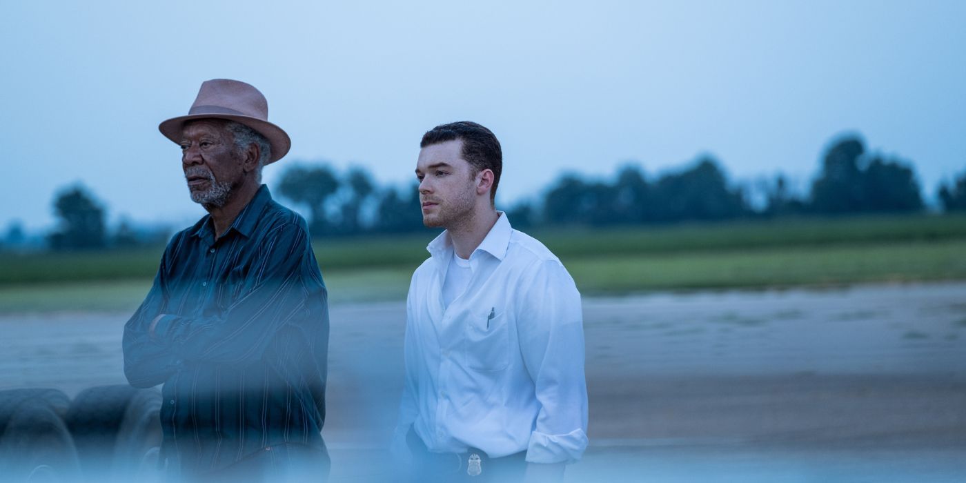 Paradise Highway image of Morgan freeman and Cameron Monaghan