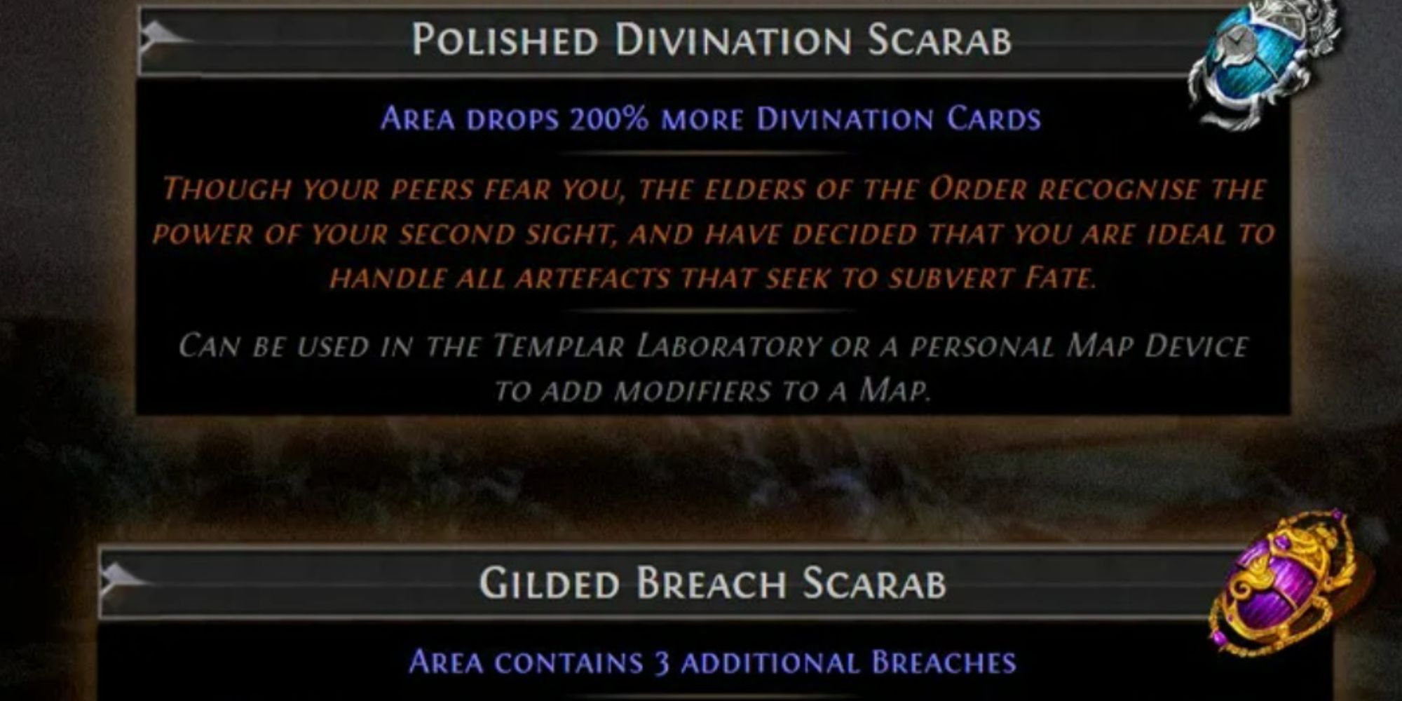 Path of Exile - Scarabs