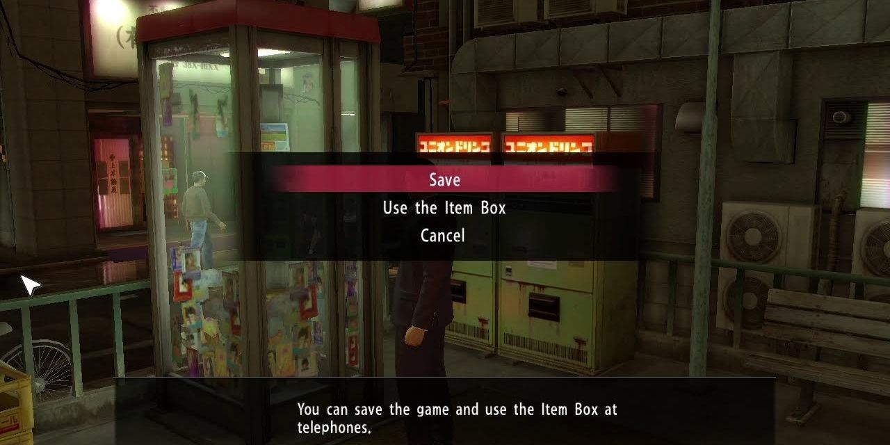 A Phone Booth in Yakuza 0