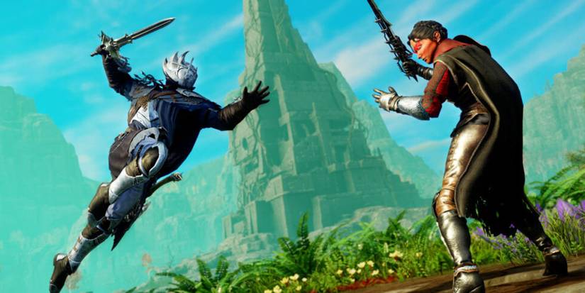 Players fighting in the Arena PVP Mode of New World Arena