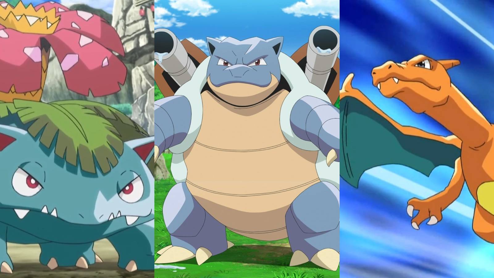 Pokemon Fan Builds All Three Kanto Starter Evolutions Out of LEGO Bricks