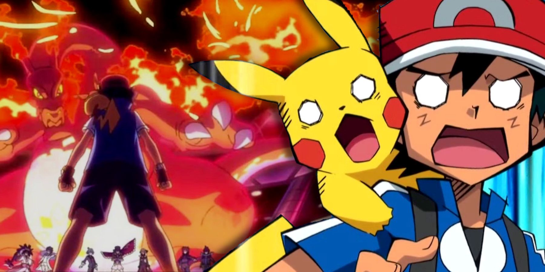 Pokemon Journeys Masters Eight Semi-finals Ash and Pikachu World Coronation Series