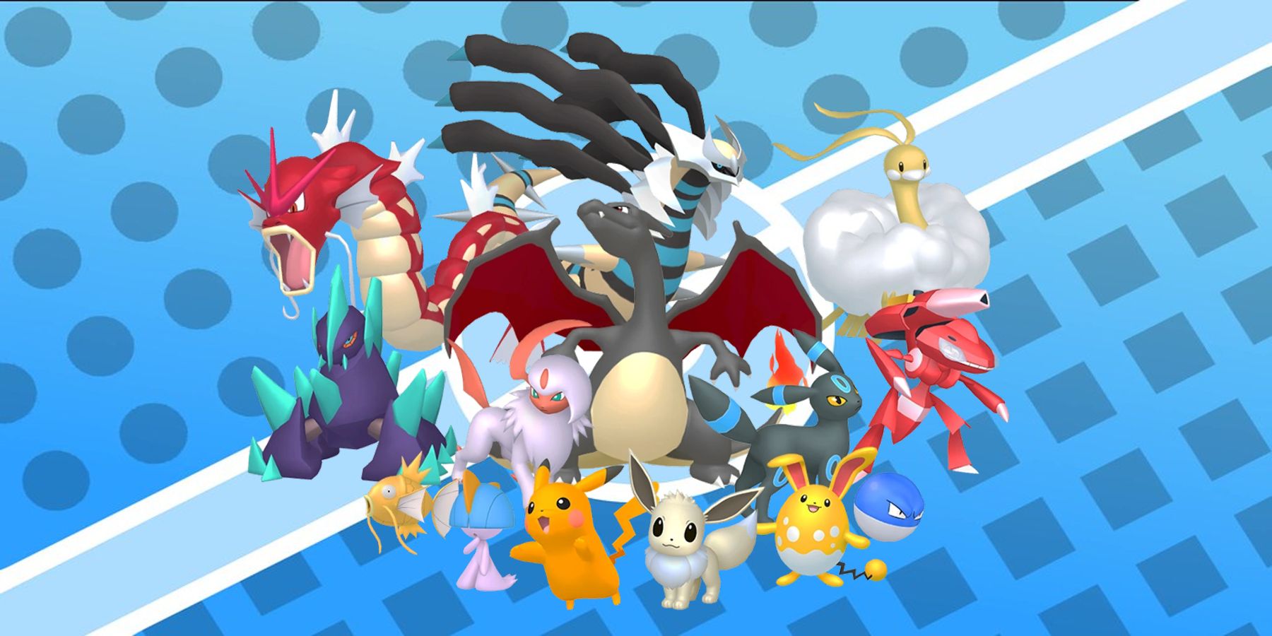 A selection of shiny Pokemon from Gens 1 to 5