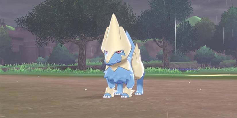 A Manectric in battle in Sword & Shield