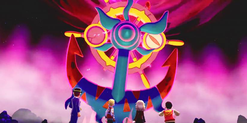 A Dhelmise appearing in a Max Raid battle in Sword & Shield