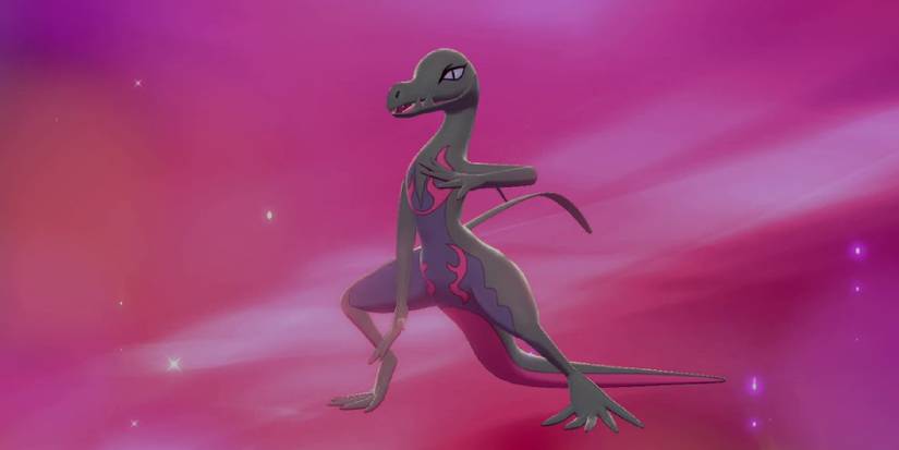 A Salazzle after evolving in Sword & Shield
