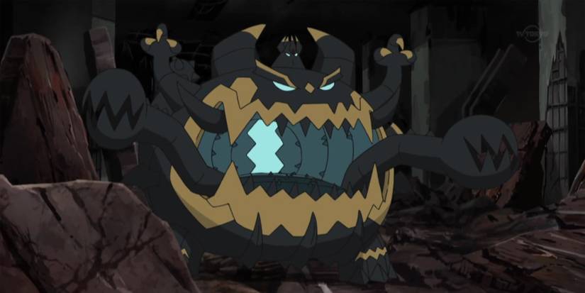 Pokemon Sun and Moon anime Guzzlord