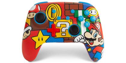 PowerA Enhanced Wireless Controller for Nintendo Switch mario pop