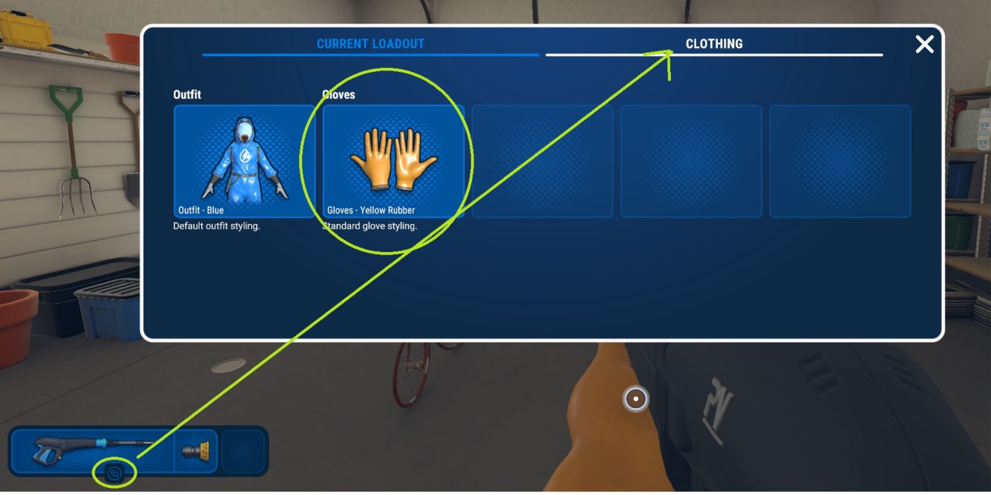 PowerWash Simulator How To Change Gloves