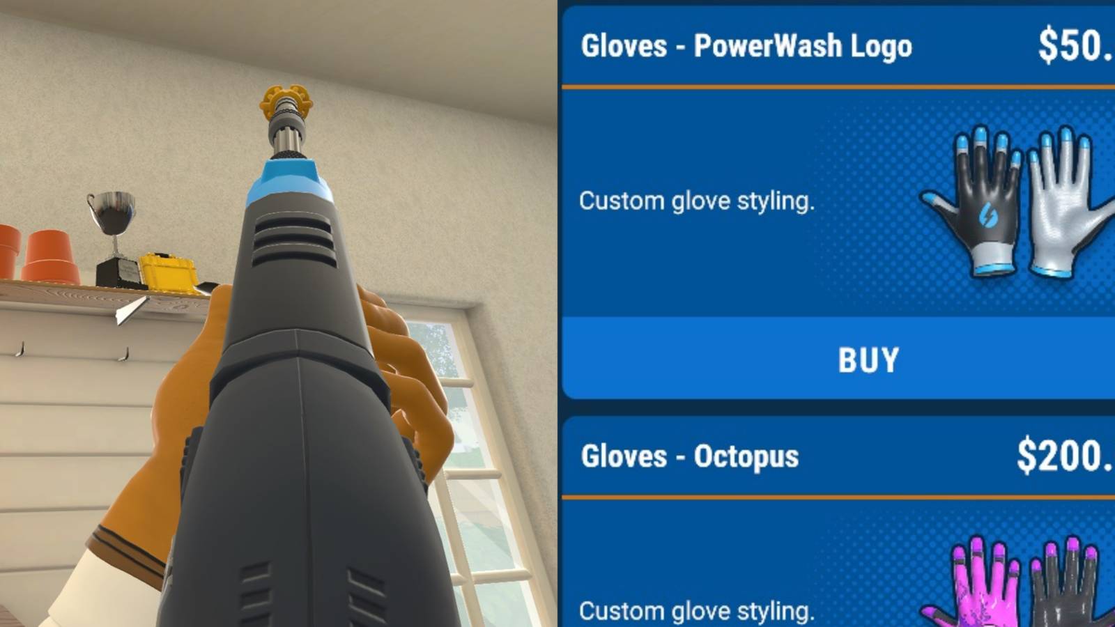 PowerWash Simulator How To Equip Gloves Collage