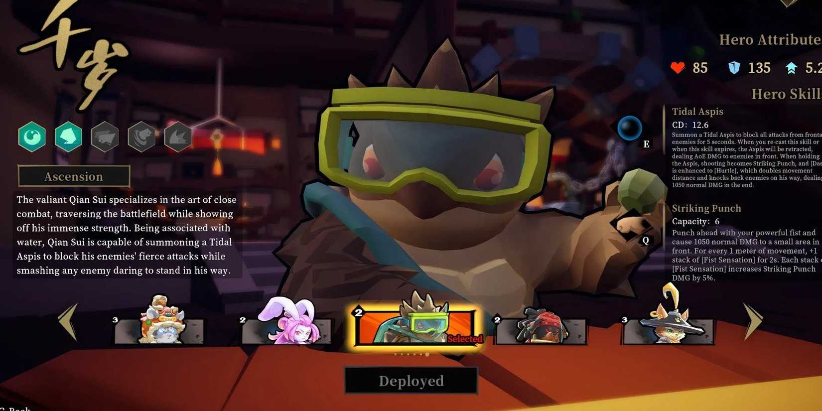 Qian Sui from Gunfire Reborn