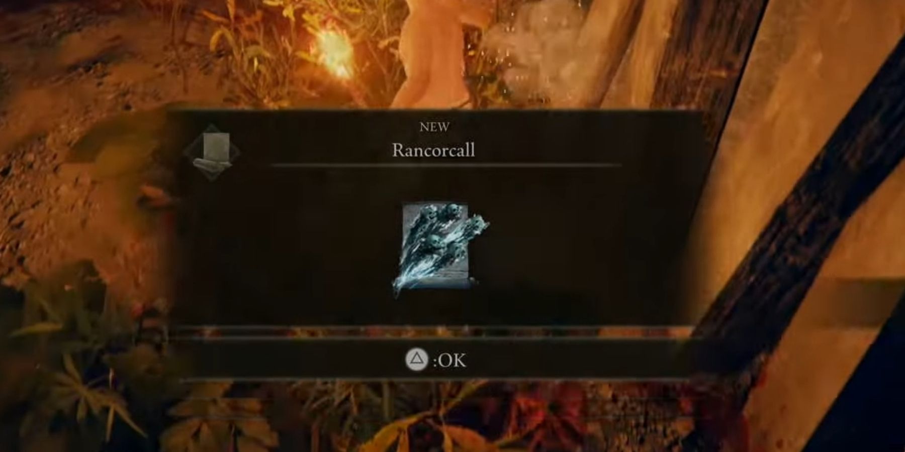 Rancorcall spell in elden ring