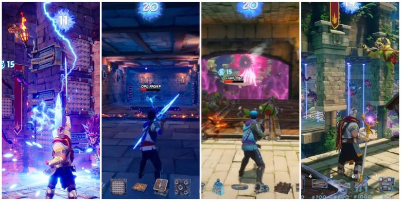 Various Ranged Weapons from Orcs Must Die! 3