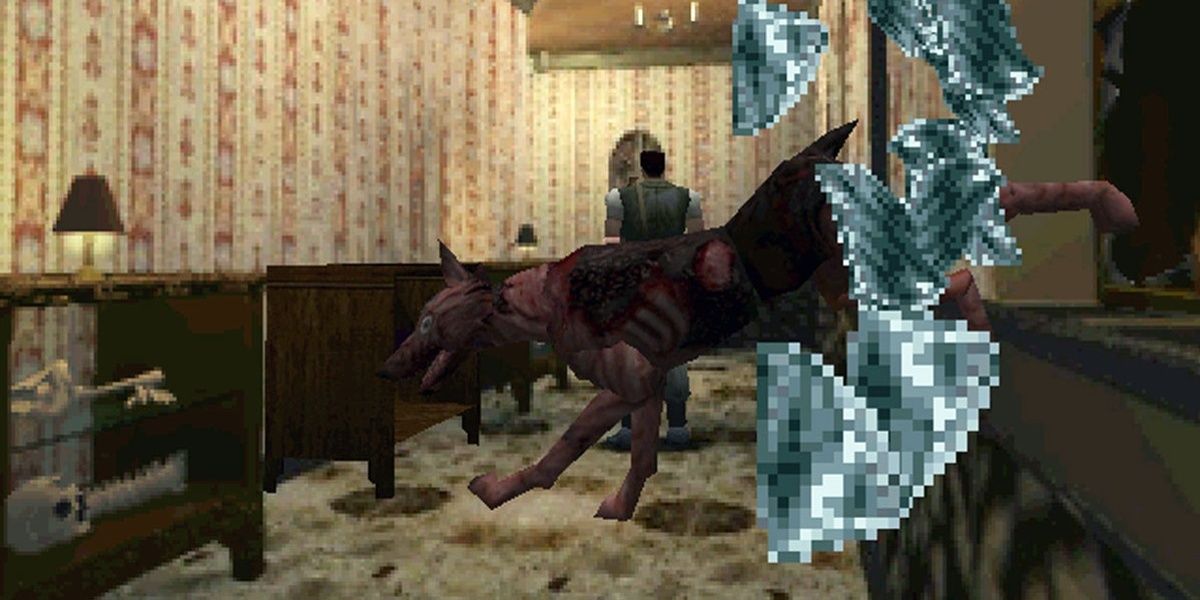 A Zombie Dog in Resident Evil