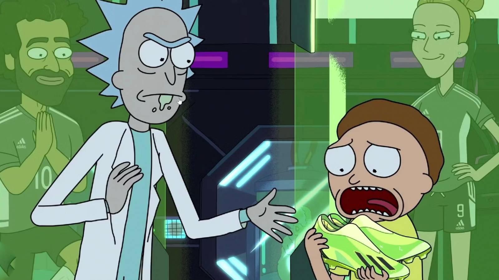 Rick and Morty Adidas Ad