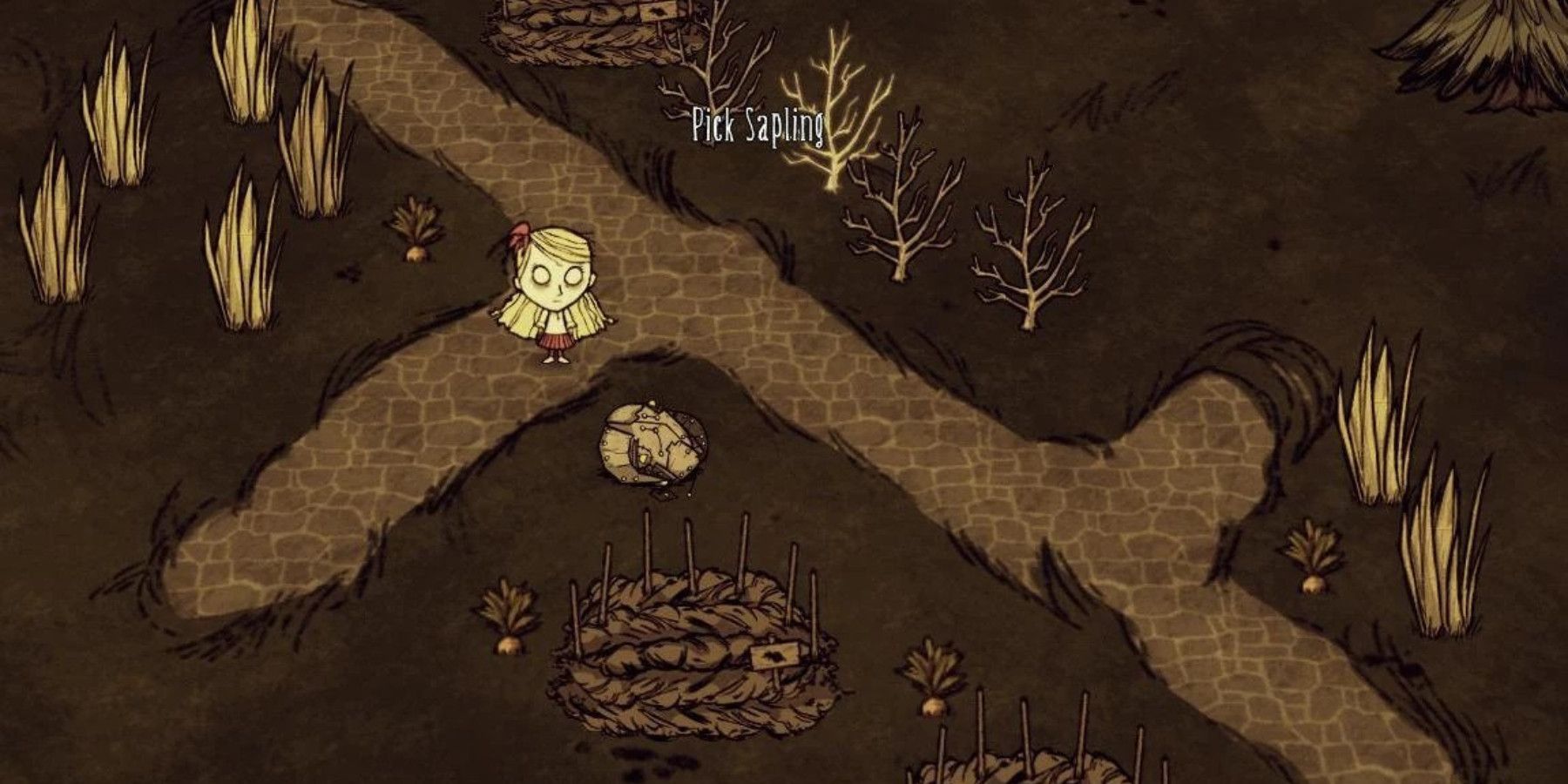 Roasted Potato farm in Don't Starve Together