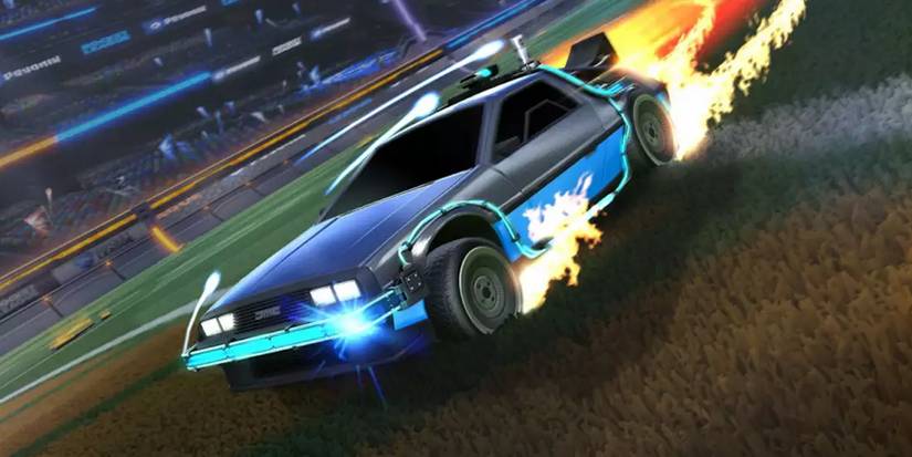 Rocket League Crossover Licensed Cars Delorean Back to the Future