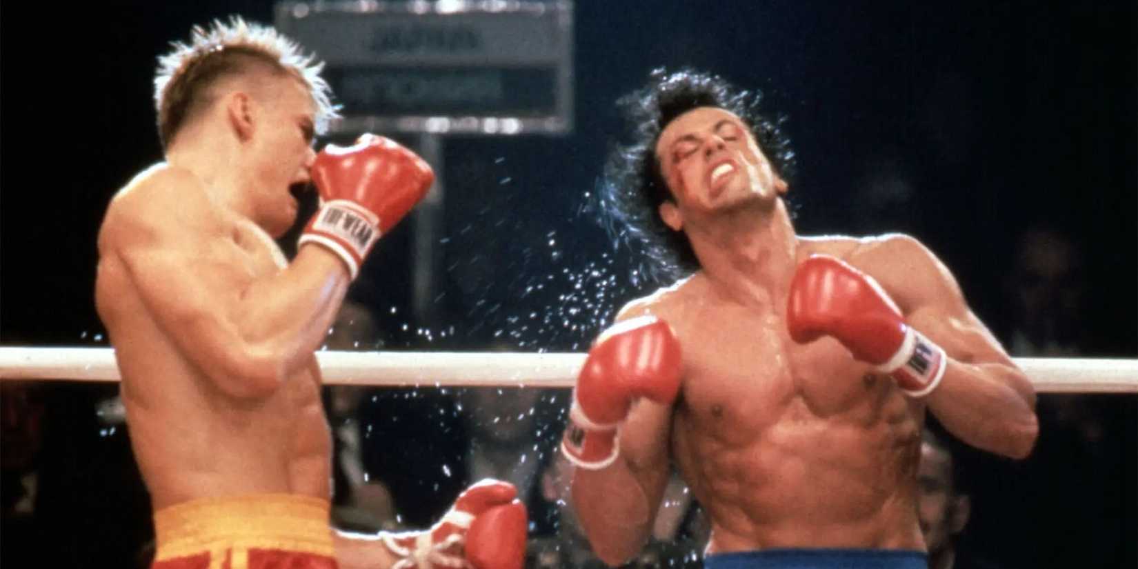 Rocky iv Ivan Drago Sylvester Stallone Boxing Punch