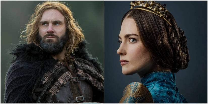 Rollo in Vikings and Emma in Vikings Valhalla