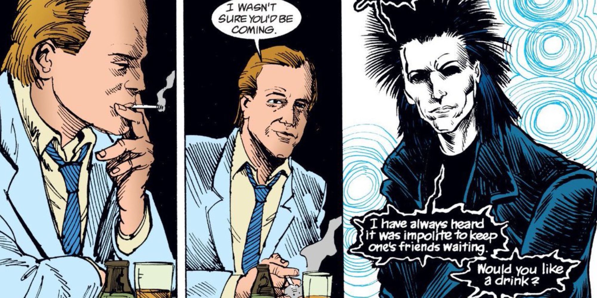 Sandman Men Of Good Fortune has Dream befriending a man who refuses to die