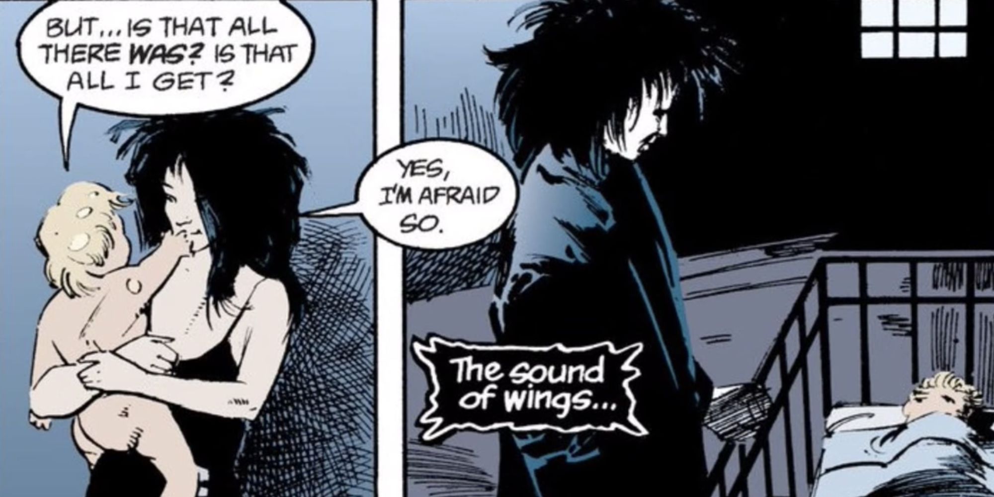 Sandman The Sound Of Her Wings is the first appearance of Death