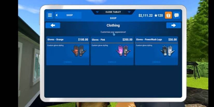 PowerWash Simulator - Buying Gloves