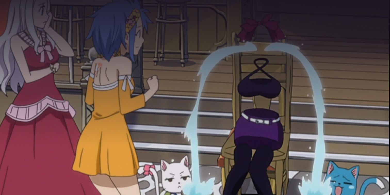 terror of invisible lucy screenshot from fairy tail