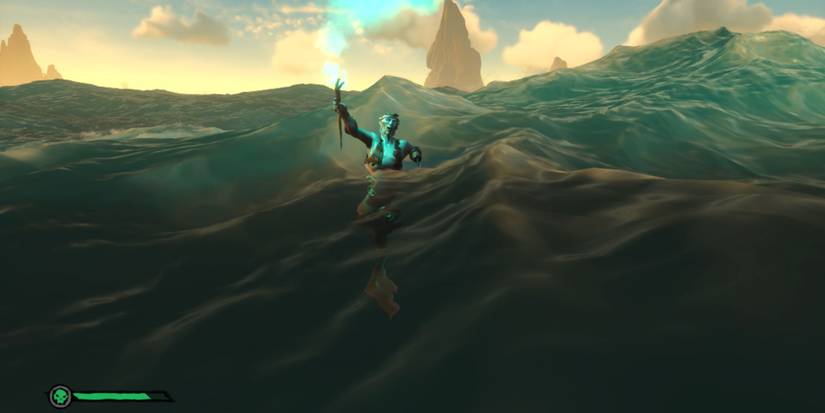 Sea of Thieves mermaid in the water