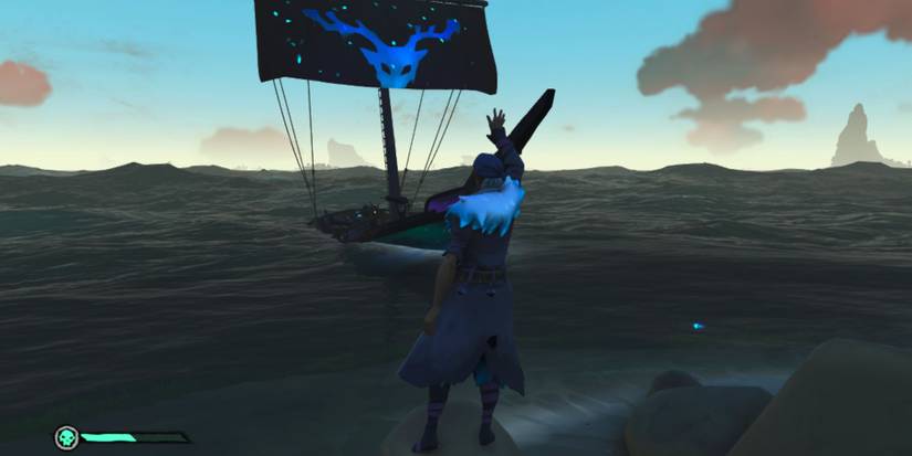 Scuttling the ship in Sea of Thieves