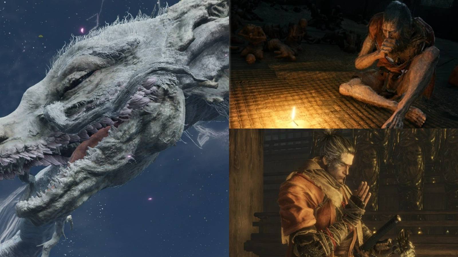 Sekiro Cut Content Divine Dragon Sculptor Rot Wolf