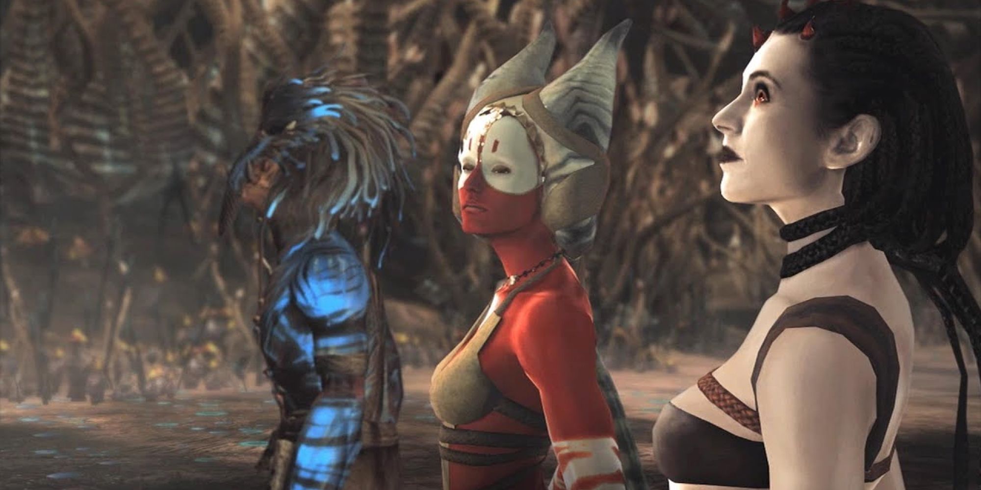 Shaak Ti in game cutscene