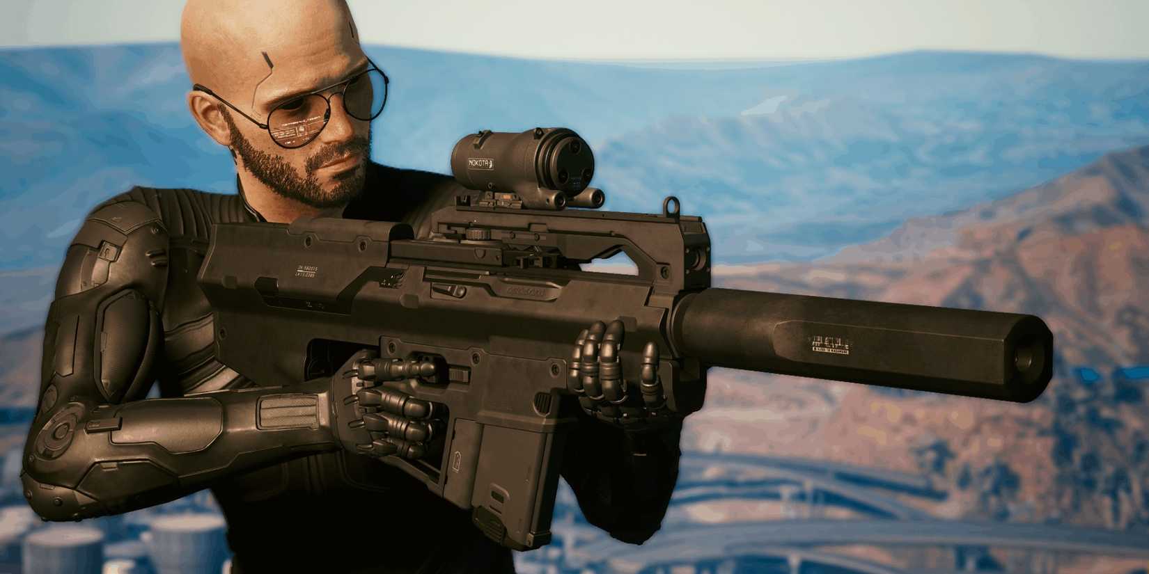 Silenced Masamune in Cyberpunk 2077