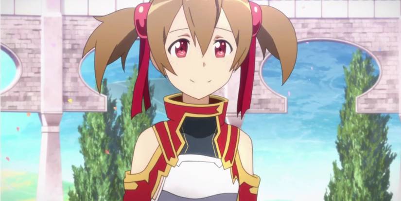Silica from Sword Art Online Brown Hair Pigtails