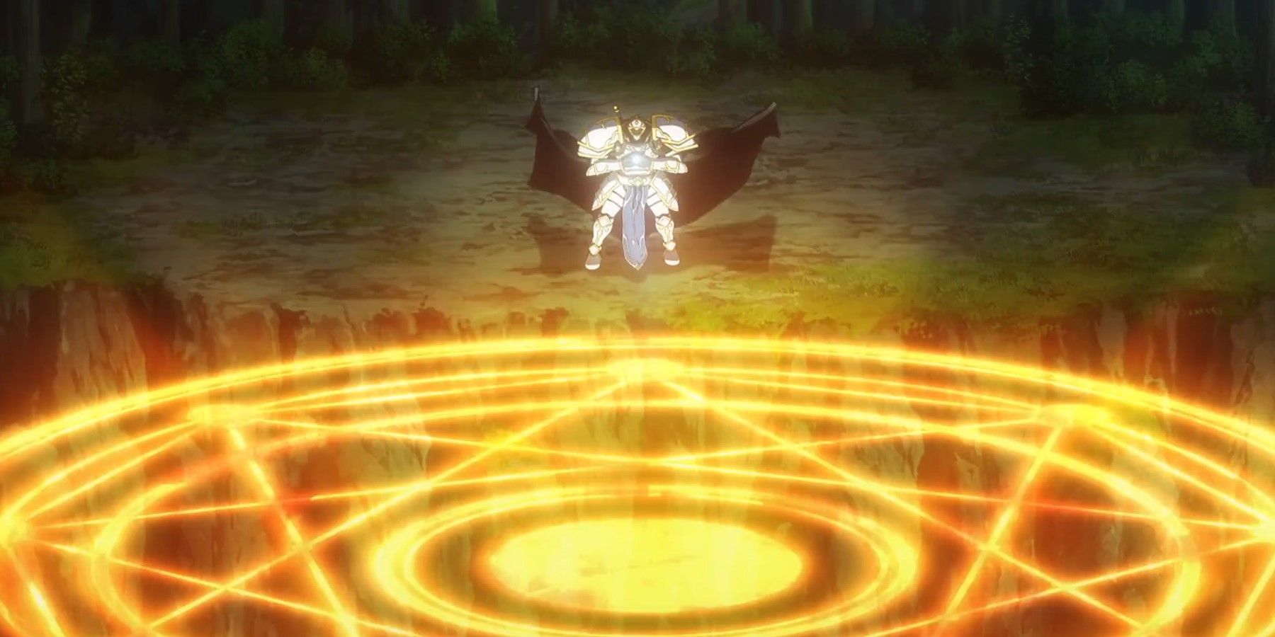 Summoning Ifrit in Skeleton Knight in Another World Arc