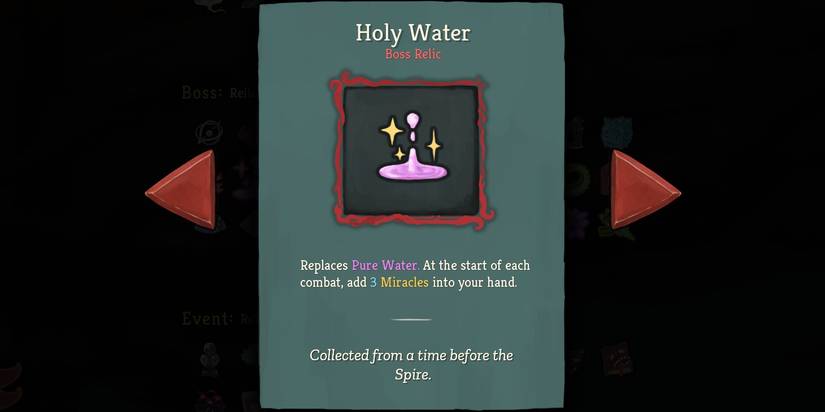 Slay the Spire Holy Water Relic