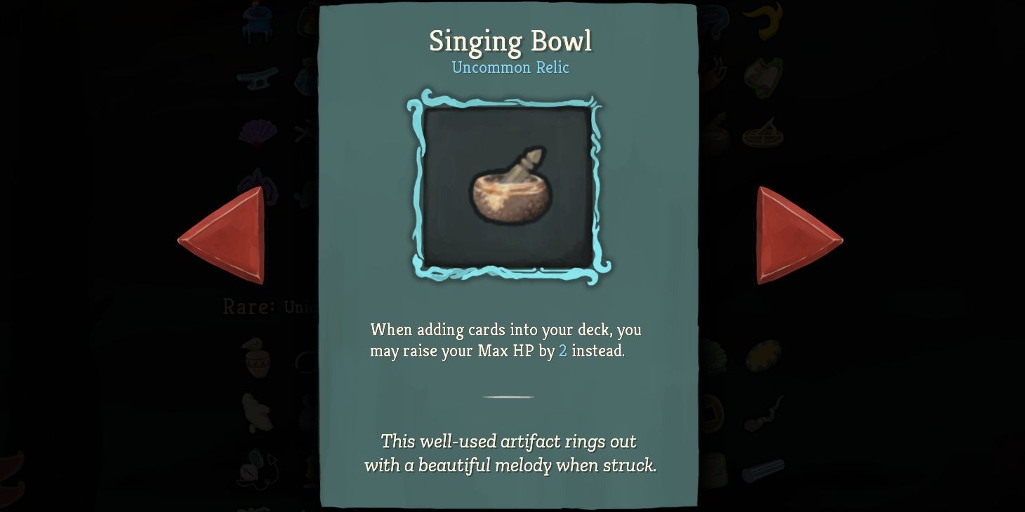 Slay the Spire Singing Bowl Relic