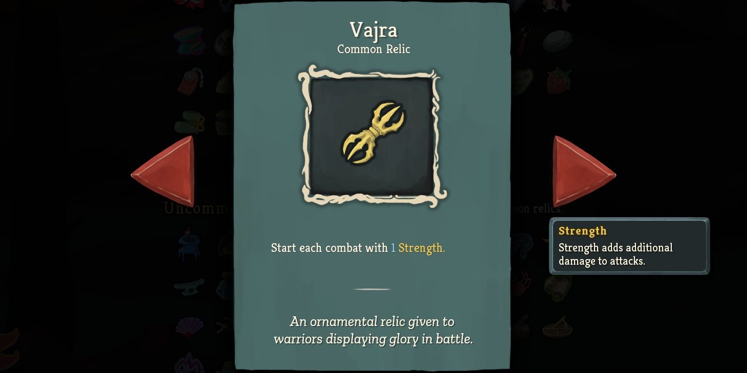 Slay the Spire Vajra Relic