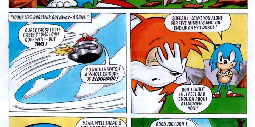 Sonic the Comic- Millar Writing