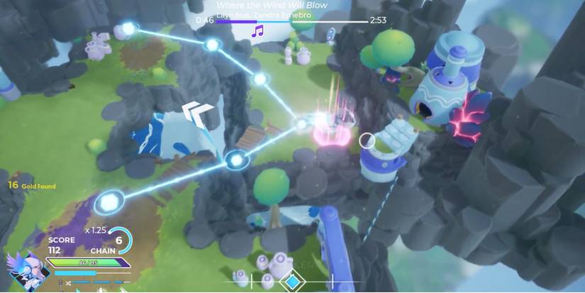 Soundfall - Dash to Dodge Attacks - Player dashes toward enemy