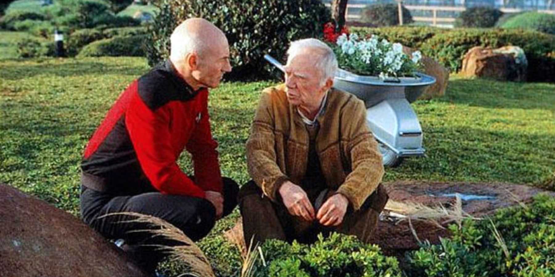 Star Trek Boothby and picard